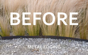 metal vs plastic landscape edging